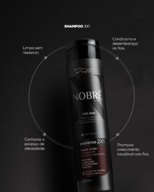 Shampoo Nobrè 2x1 – 300ml